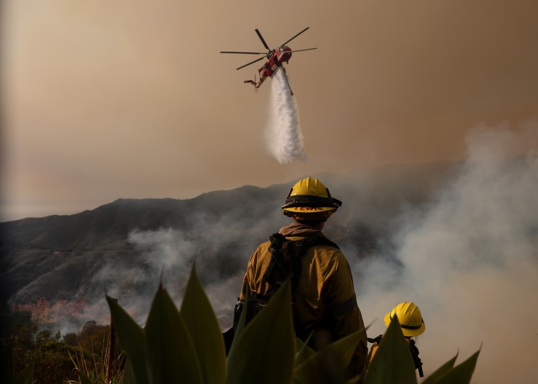 Santa Ana winds to keep fire threat high until Wednesday, forecast predicts