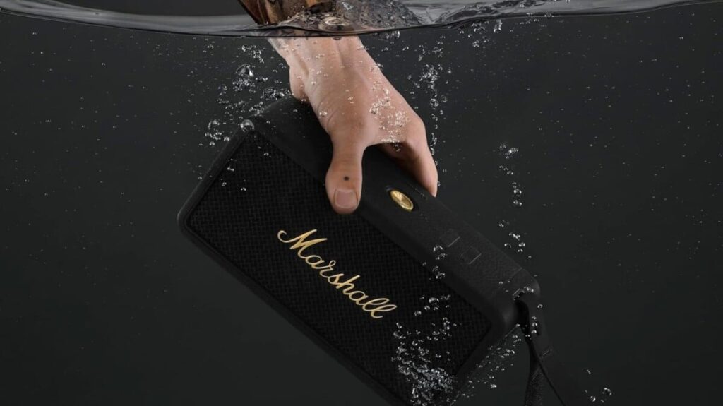 Best speaker deal: Save 42% on the Marshall Middleton portable speaker