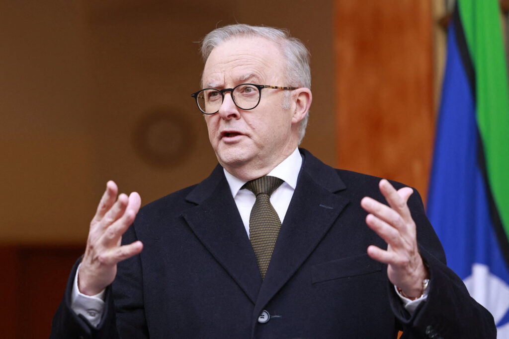 Australia says it plans to recognize a Palestinian state