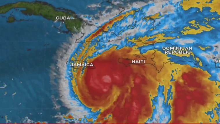 Hurricane Melissa takes aim at Jamaica