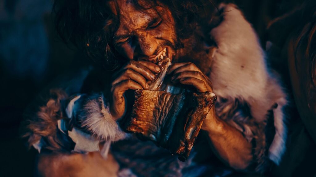 Did Neanderthals eat anything other than meat?
