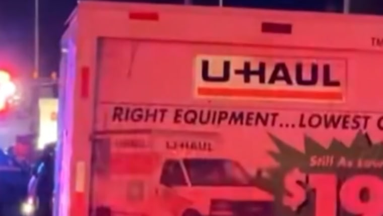Shots fired as man drives U-Haul toward Coast Guard base