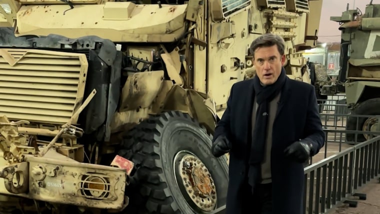 Destroyed U.S. tanks displayed at Russian war museum