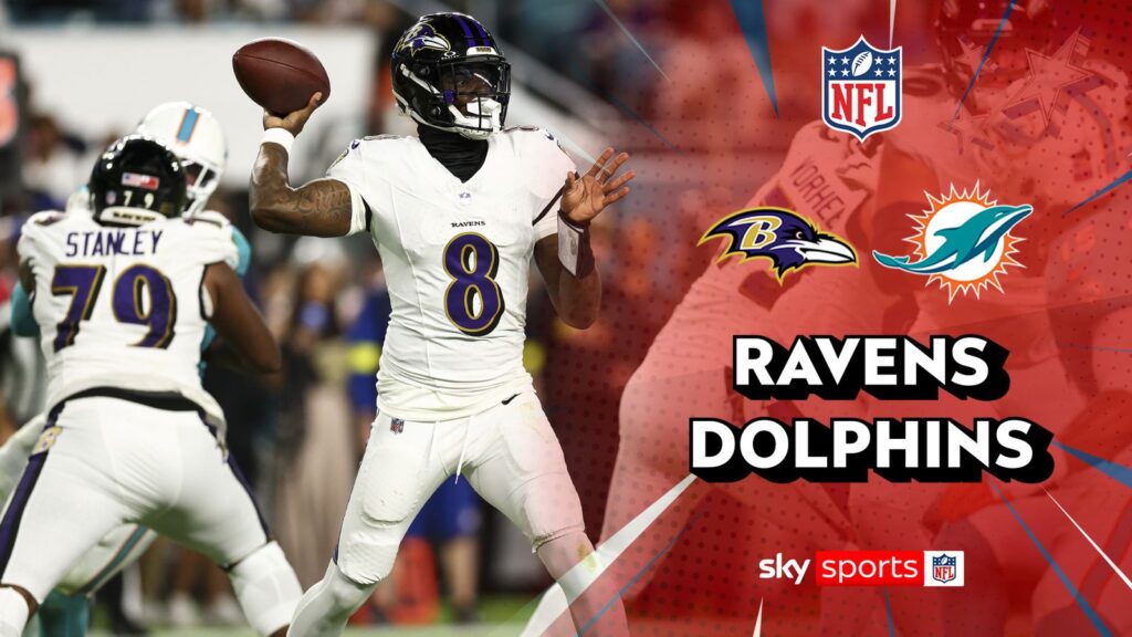 Highlights: Ravens @ Dolphins