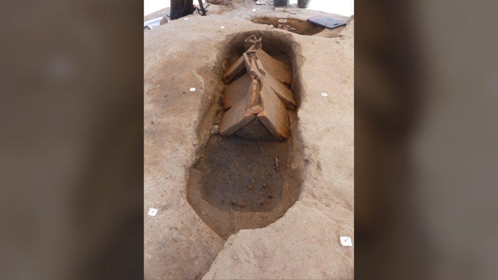 French archaeologists uncover ‘vast Roman burial area’ with cremation graves ‘fed’ by liquid offerings