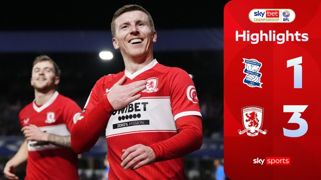 Targett braces helps Middlesbrough secure a vital win in promotion race