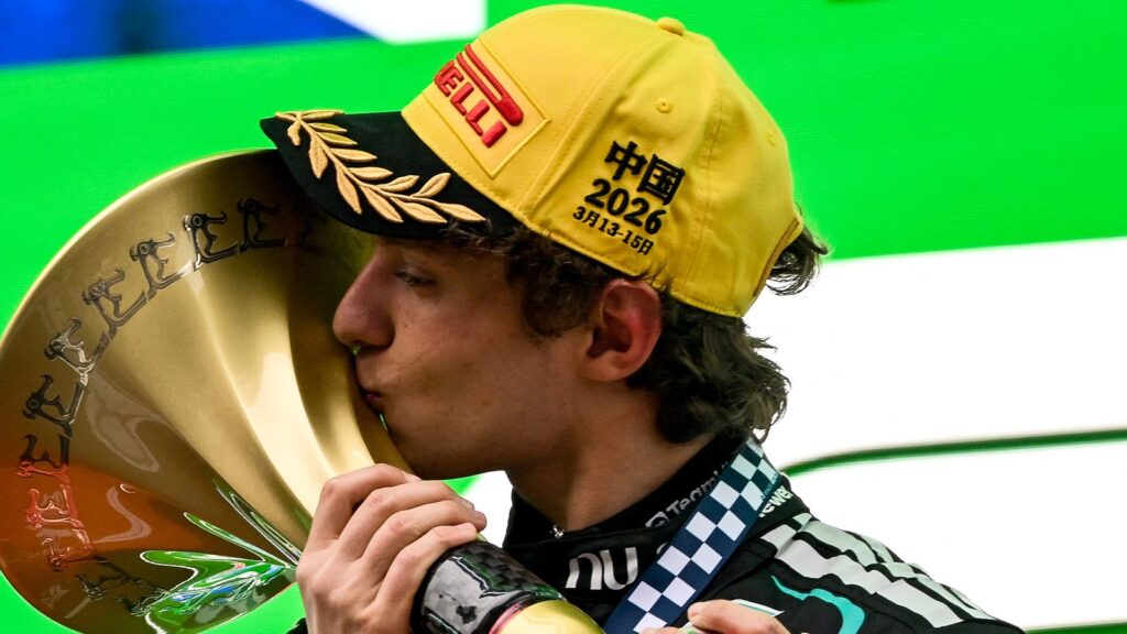 Chinese GP: Kimi Antonelli claims maiden F1 win from George Russell as Lewis Hamilton gets first Ferrari podium in Shanghai | F1 News