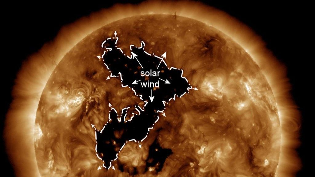Northern lights may be visible from several US states Friday and Saturday as giant hole opens up in sun’s atmosphere